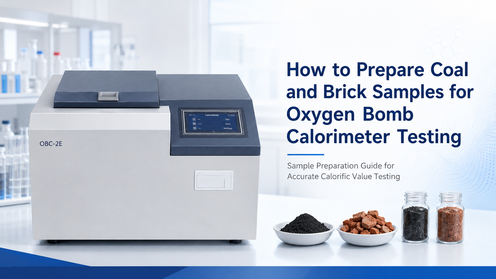 How to Prepare Coal and Brick Samples for Oxygen Bomb Calorimeter Testing